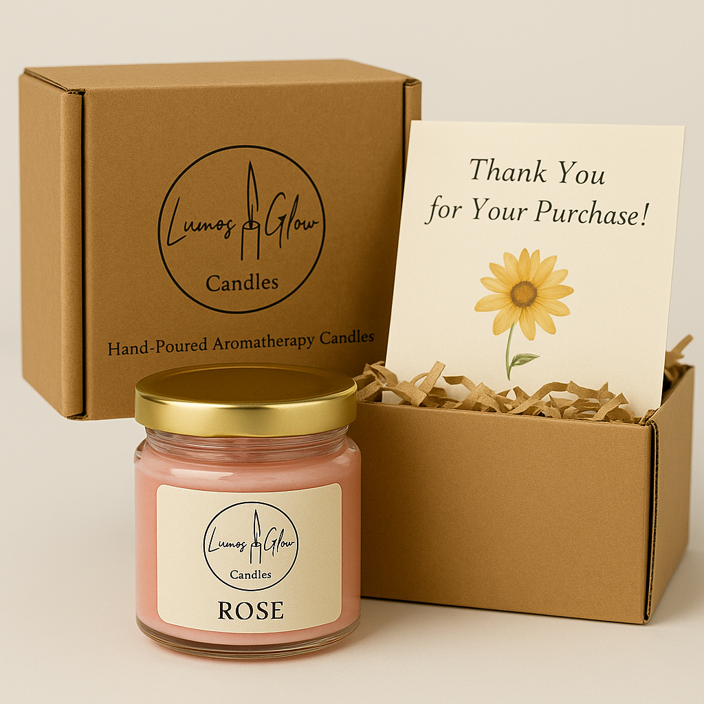 Rose Candle Gift Set